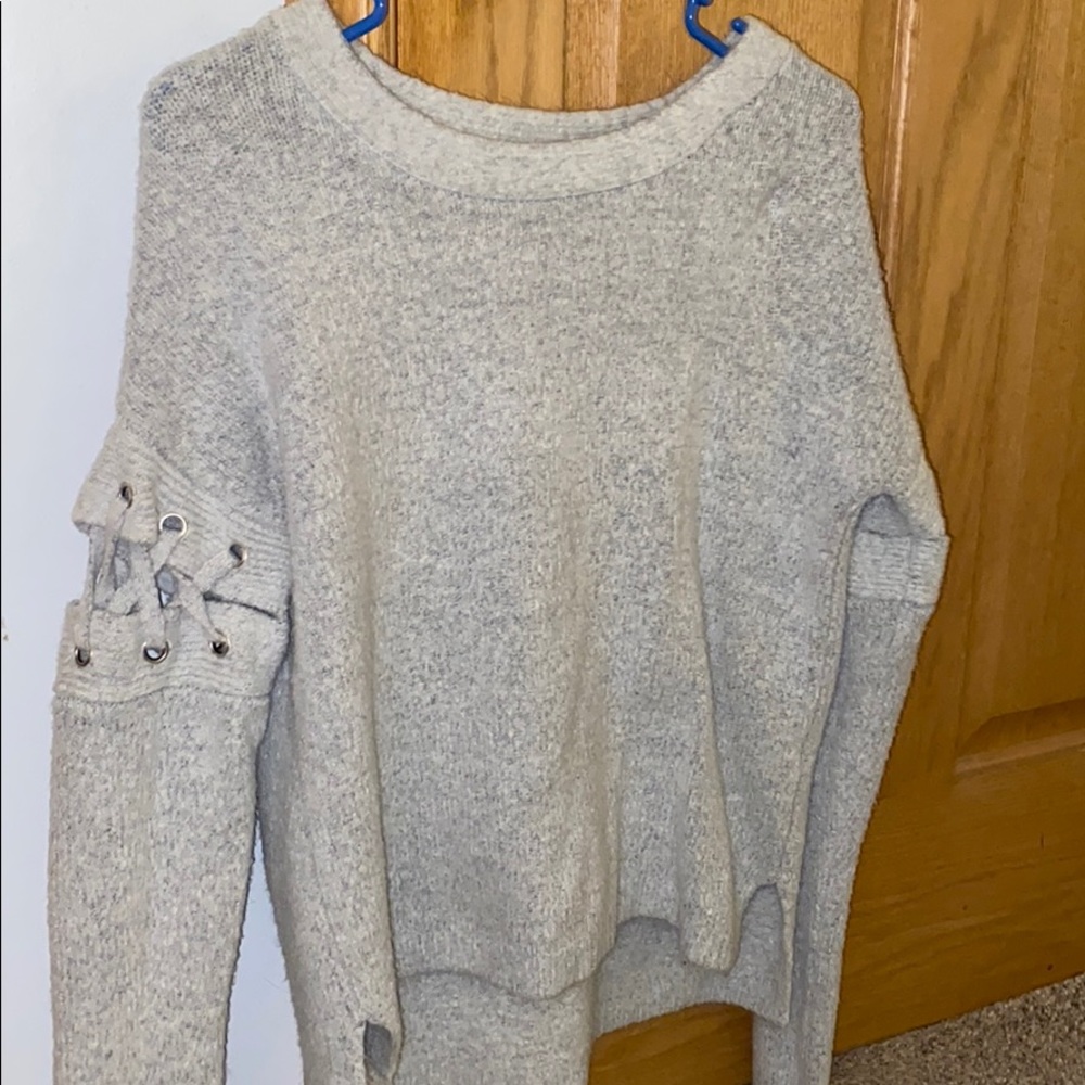 Long Sleeve Grey Sweater